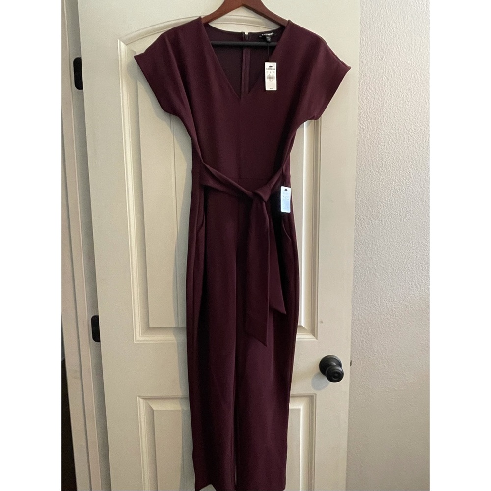New with tag Burgundy pant jumpsuit